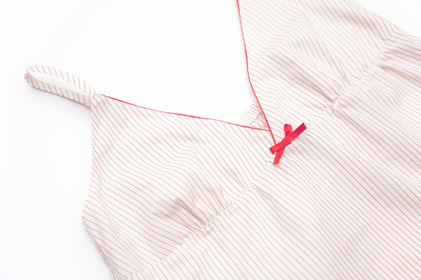 Florance PJ Set - Red Pinstripe